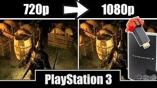 Demon's Souls PS3 | 720p Standard Output vs 1080p Mclassic Adapter | Improve Image Quality
