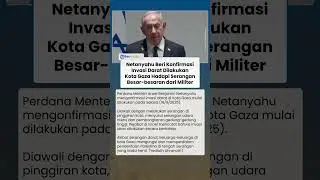Netanyahu Konfirmasi Invasi Darat Dilakukan, Kota Gaza Hadapi Serangan Besar-besaran dari Militer