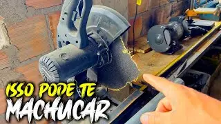Por Que o Disco da Policorte Quebra (Erro Grave na Serralheria)