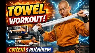 Cvičení s ručníkem / Towel workout (Woljeongsa temple 월정사)