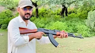 Target Shooting | With Local AK47 | Model 1975 | Cal 7.62x39 | How To Grip Ak 47 | AWP
