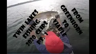 Video clips of 2020, Part 1: Fishing for big reds at the twin lakes - Braunig and Calaveras.