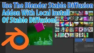 Running Stable Diffusion Locally With Blender Addon