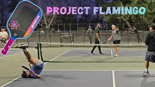 Gameplay Proton Series Three Project Flamingo Paddle - Open Play Pickleball - Wheeler Park