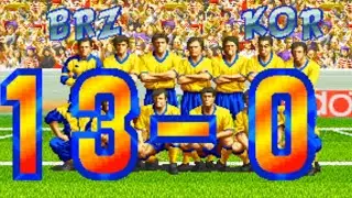 Super Sidekicks Gameplay - Brazil