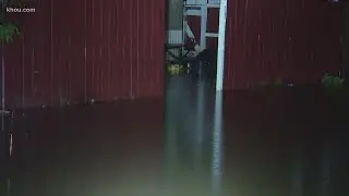 Mobile home park in northwest Houston experiences overnight flooding