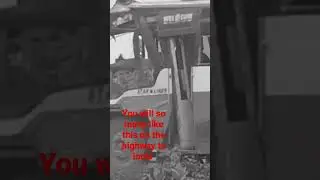 Bus accident on the highway #accident #onhighway #bus