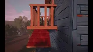 Almost Climbing The Roof In The Pre-Alpha - Hello Neighbor Pre-Alpha
