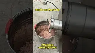 Frozen Meat Dicing Machine | Industrial Meat Cube Cutter for Beef, Pork#frozenmeat  #cutter