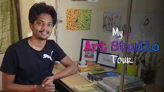 My Art Studio Tour | My YouTube Studio Setup | How  i record my videos | Art Studio | Pravish Rahi