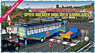 Speed breaker mod for bus simulator indonesia v3.7.1 || How to activate this for all Traffic mod 🤔