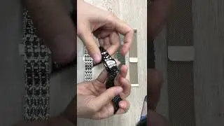braided mix SS band and zinc alloy stone band