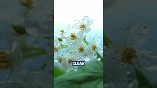 Why Does This Flower Turn Invisible in the Rain? #flower