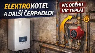 Zapojení přídavného čerpadla k novému elektrokotli