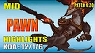 EDG Pawn Aurelion Sol vs Lux -  Mid NA SoloQ   | Highlights 2016