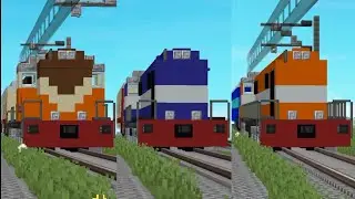 Hardcore Smoking & Chugging Alco Locomotives with Express Trains | Indian railways | Minecraft 