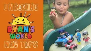 NEW RYAN'S WORLD TOYS Unboxing - Rare Slime, Squishes, Blind Bags | Bonkers Toys