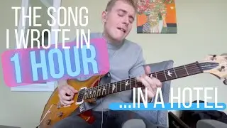 I wrote this MELODIC ROCK song in 1 hour on my PRS CE 🎸...In a hotel.