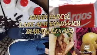 ARGOS SE PARCEL LIYA | CAKE AUR TURKISH SANDWICH TRY KIYA | KIDS KO PICK KIYA