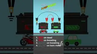 How to jump-start your motorcycle of a car #shorts #lifehacks #drivingtips #jumpstartacar #jumpstart