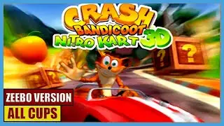 Crash Bandicoot Nitro Kart 3D - ALL CUPS 100% (PT-BR) | ZEEBO