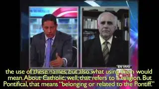 PUCP - CNN interviews Doctor Marcial Rubio Correa (subtitles in English)
