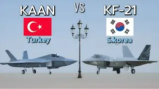 KAAN Turkey 🇹🇷 VS KF-21 Boramae 🇰🇷 | 5th Gen Fighter Jet Full Comparison