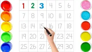 Counting 1 to 30 | Counting Song | 123 Numbers | Preschool Learning | Kids Fun Learning