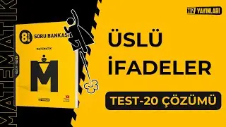 Hız Yayınları 8.Sınıf LGS Matematik | Test-20 Yeni Nesil Soru Çözümleri (Üslü İfadeler)