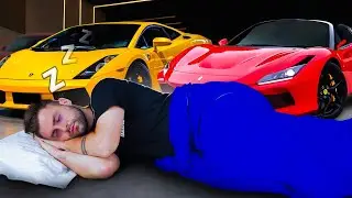 PASSEI A NOITE EM UMA LOJA DE SUPER CARROS DE LUXO!!