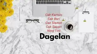 Dagelan ludruk bersama Cak Kartolo, Cak Sapari, Ning Tini, Cak Bari, Cak Slamet