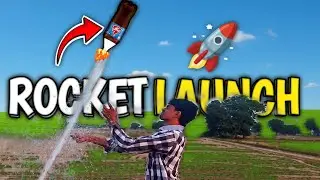 I Built the World's Largest Bottle Rocket😱🚀| bottle rocket उड़ा दी हवा में 😯⚡
