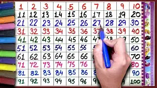 Counting Numbers | write and read numbers | 123 learning for kids | 1-100 | 123 counting for kids #1