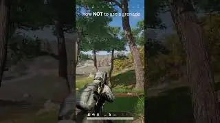 how not to use a grenade #pubgonpc #pubgpcgamer