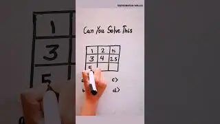 mathematics puzzle~4#shorts #maths #mathshorts #mathstricks #tricks#trending #mathematics #mathtrick