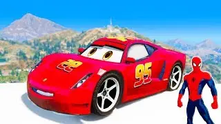 CARS for Kids Spiderman VLOG with Lightning McQueen and Nursery Rhymes songs for Children