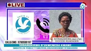 NYIRANZARORAJEAN D'ARC UMUKIRITSU WA DIYOSEZI YA RUHENGERI YISHIMIYE UKO YUBILE  YAGENZE