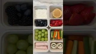 snack boxes for my kids🥕 #asmrsounds #snacks #snackbox #snack #mealprep #kidssnacks #snacksforkids