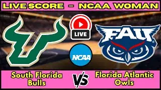 🔴 LIVE: South Florida Bulls at Florida Atlantic Owls | NCAA Women's Basketball Scoreboard | Jan 24