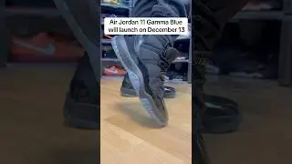 The Air Jordan 11 Gamma Blue will launch on December 13 2025 #fyp #trending #sneakers