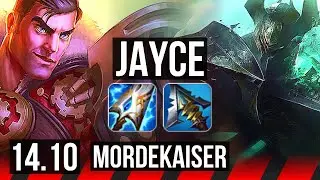 JAYCE vs MORDEKAISER (TOP) | 6 solo kills, 44k DMG, 600+ games | KR Diamond | 14.10