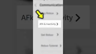 Как уйти AFK в ROBLOX...