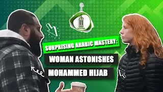 Arabic Mastery Surprise! Woman Stuns Mohammed Hijab #speakerscorner #HijabDebate #DebateHighlights