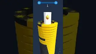 Stack ball gameplay level - 22 #gaming #ternding #gameplay