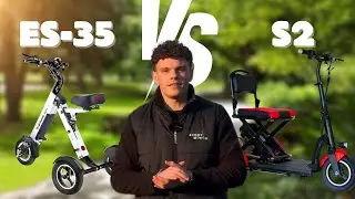 ES35 VS S2 | COMPARAISON DE NOS 2 SCOOTERS TRICYCLES PLIABLES ÉLECTRIQUES PMR/SÉNIORS EMBLÉMATIQUES