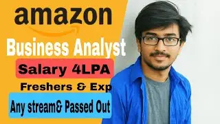 Amazon Hiring | Business Analyst Support | Freshers & Exp | Apply Now | 4LPA | #jobsearch #amazon