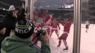Wideman Celebrates Goal - Hockey City Classic