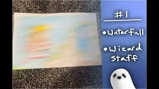500 Drawing Prompts | Prompt #1 (Waterfall & Wizard Staff) | Galaxy Animations