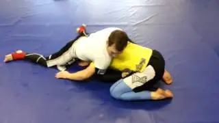 Side control escape to single leg attack