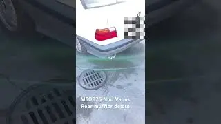 1992 325i rear muffler delete #e36 #m50b25 still resonated